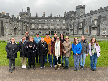 Students at Kilkenny Castle