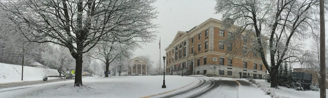 MCLA main campus in winter